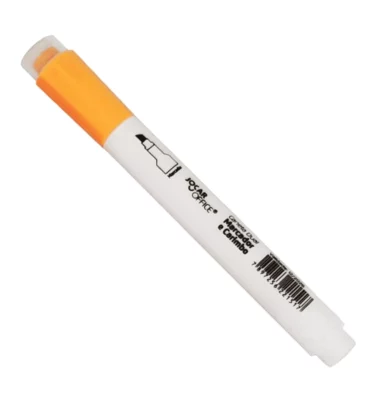 Caneta dual - marca texto e carimbo - Amarelo