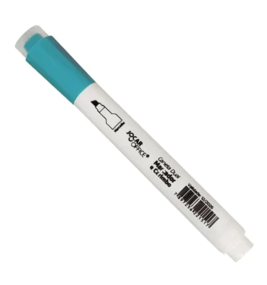 Caneta dual - marca texto e carimbo - Azul