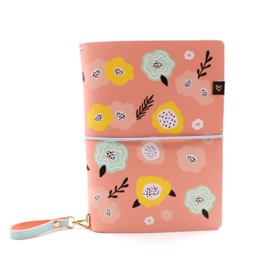 Capa A.Craft – Peach – Estampa Primavera (para 4 blocos)