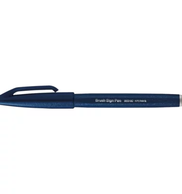 Caneta Brush - Sign Pen Pentel - Azul Petróleo