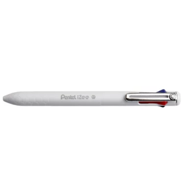 Caneta Esferográfica - IZEE Pentel 4 Cores - Branco 0.7mm