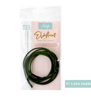 Planner A.Craft – Elástico para capa de couro – Verde musgo