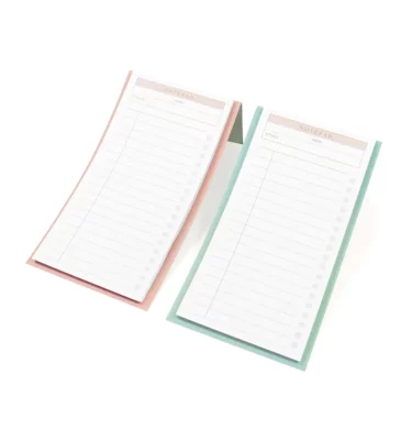 Kit 2 blocos de notas e marcadores de páginas - Notepad