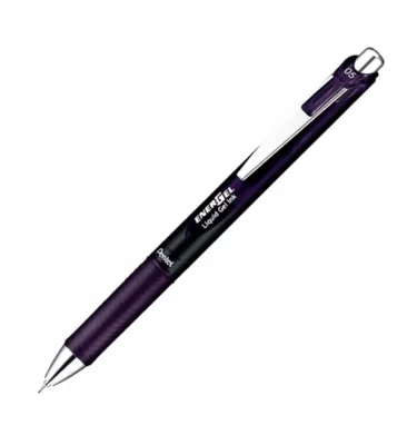 Caneta Gel - Energel Black Colors Pentel - Preto bordô 0.5mm