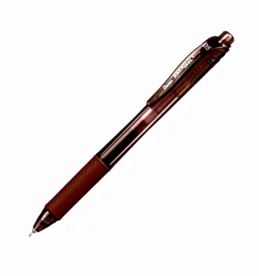 Caneta Gel - Energel X Retrátil Pentel - Marrom 0.5mm