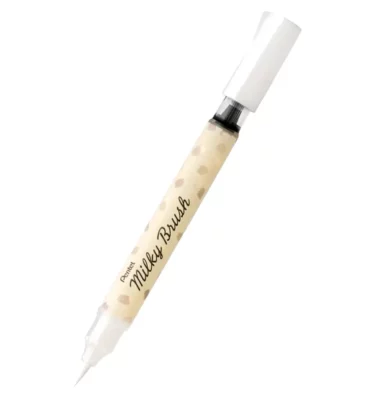 Caneta Pincel - Milky Brush Pentel - Branco