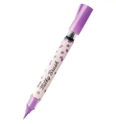 Caneta Pincel - Milky Brush Pentel - Violeta