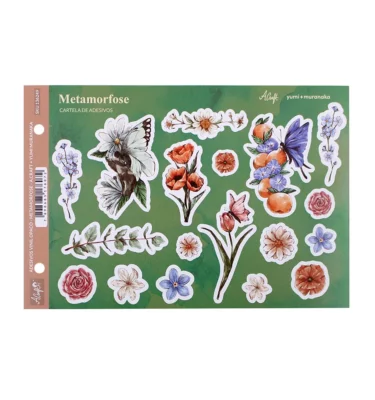 Adesivos vinil opaco - Metamorfose - A.Craft + Yumi Muranaka