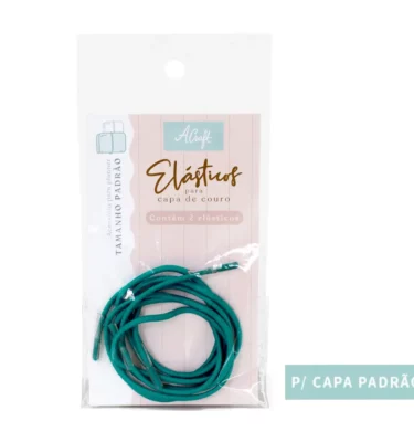 Planner A.Craft – Elásticos para capa de couro – Cor acqua