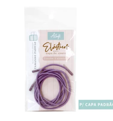 Planner A.Craft – Elásticos para capa de couro – Cor lilás