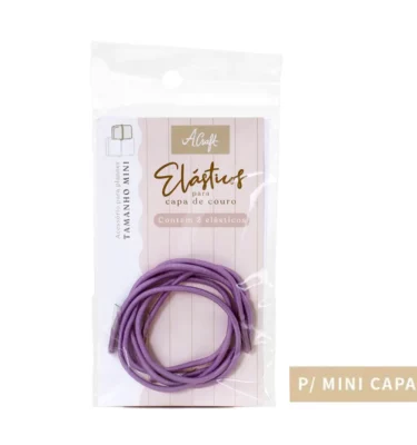 Planner A.Craft – Elásticos para mini capa de couro – Lilás