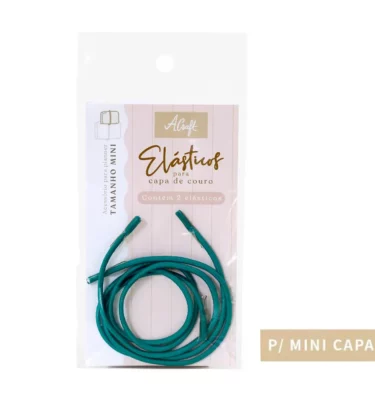 Planner A.Craft – Elásticos para mini capa de couro – Acqua