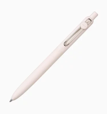 Caneta gel - Uniball Zento - Ivory - Preta 0.7mm