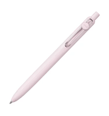 Caneta gel - Uniball Zento - Lavender - Preta 0.7mm