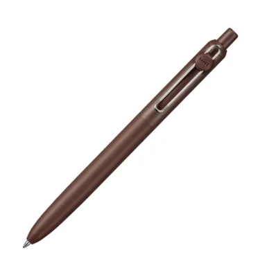 Caneta gel - Uniball Zento - Umber - Preta 0.7mm