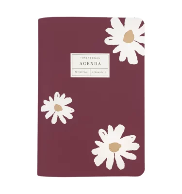 Planner A.Craft – Agenda permanente – Red mocha floral