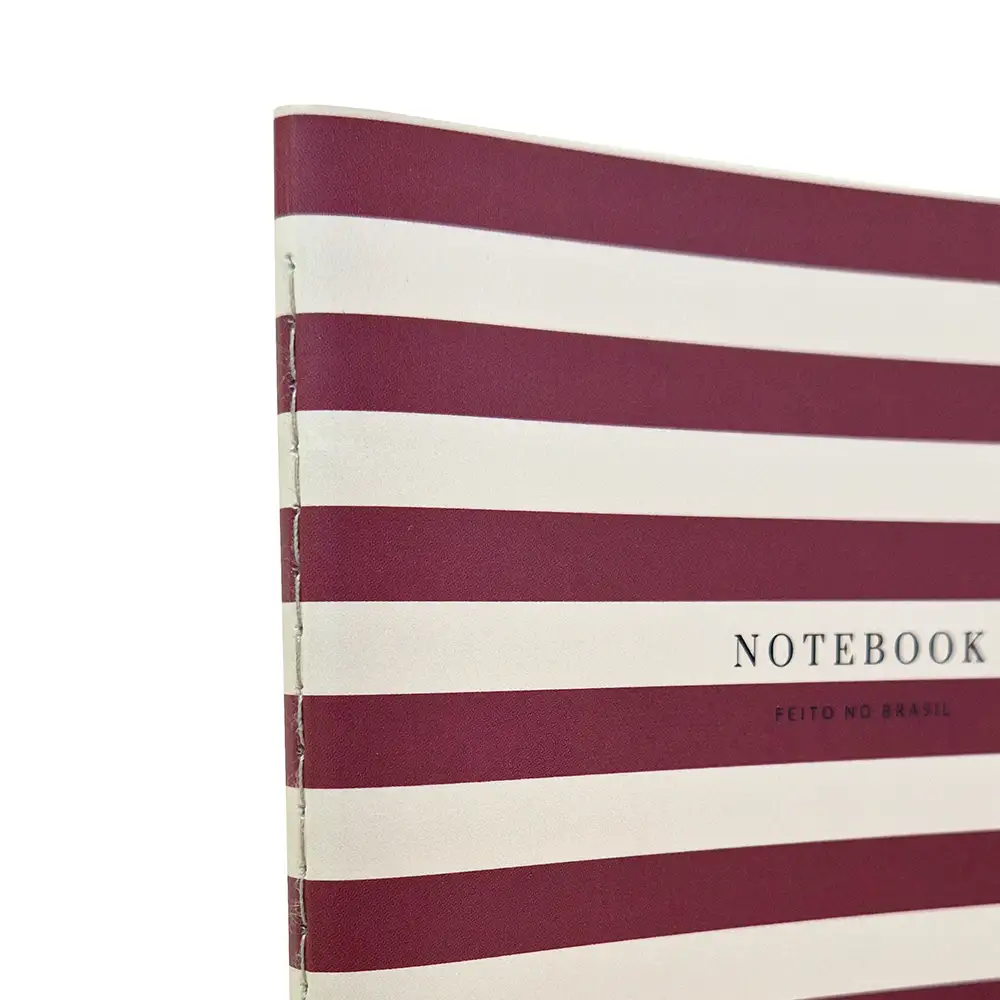 Caderno A.Craft - Cereja Listrado - Pautado creme (align) - Imagem 3