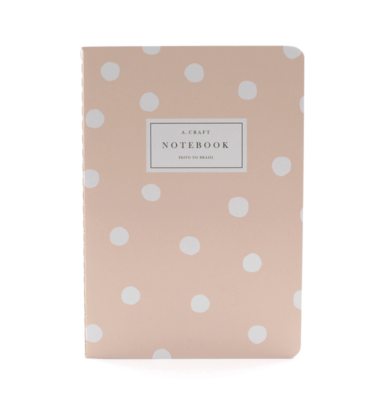 Planner A.Craft - Mini caderno Champagne Rosé - Quadriculado