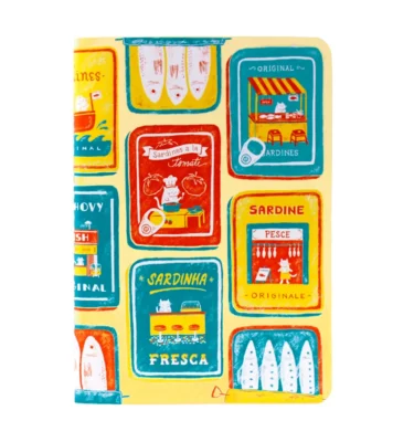 Caderno – Sardines – Pontilhado – A.Craft + Camila Miki – Bazar dia 3