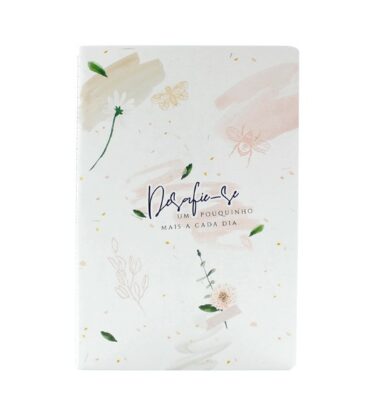 Planner A.Craft – Agenda permanente – Coleção Fleur – Off white aquarela – Bazar dia 3