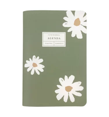Planner A.Craft – Agenda permanente – Vertical – Matchá floral – Bazar dia 3